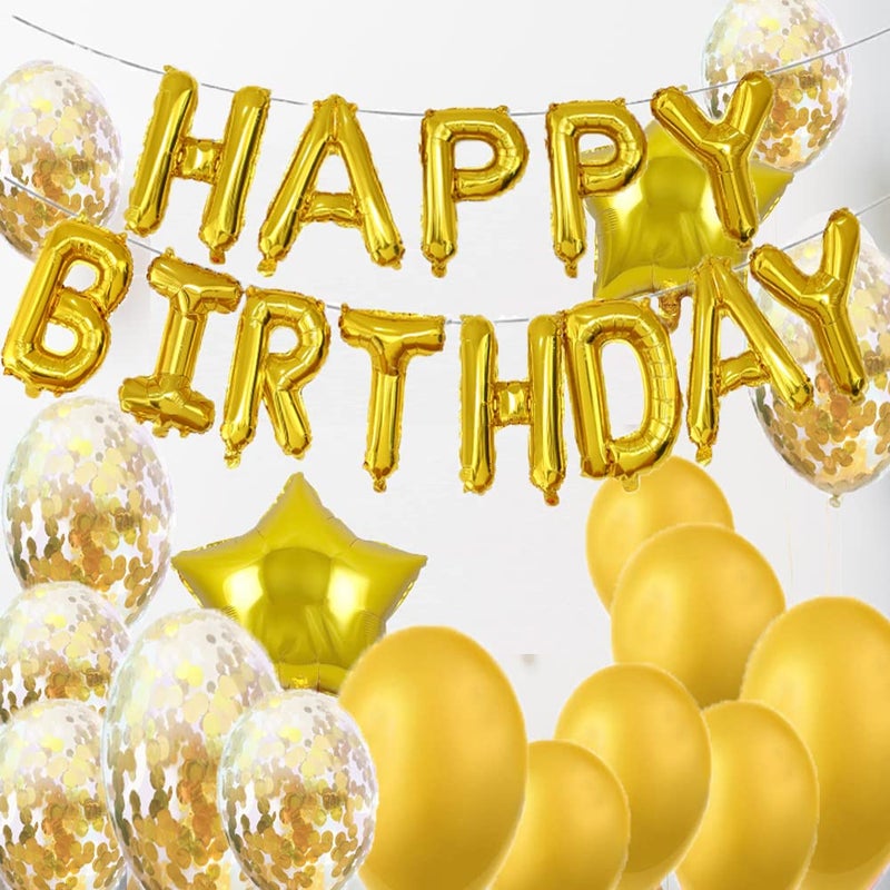 ZSNWGZ Sweet 36th Birthday Decorations Party Supplies,Gold Number 36 Balloons,36th Foil Mylar Balloons Latex Balloon Decoration,Great 36th Birthday for Girls,Women,Men,Photo Props - Image 4
